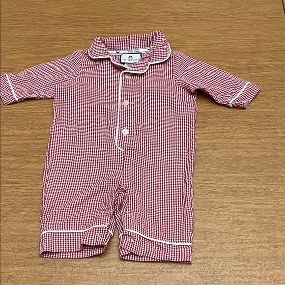 Petite Plume Other - Petite Plume Baby Romper lightweight  flannel size 0/3M